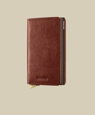 Premium Miniwallet Basco Brown