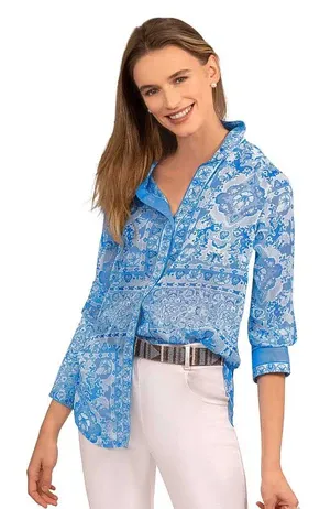 Watteau Boyfriend Swing Shirt XS