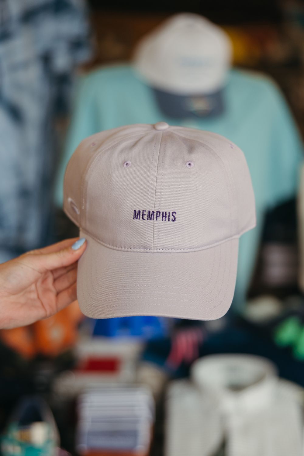 Memphis Dad Hat, Color: Lilac