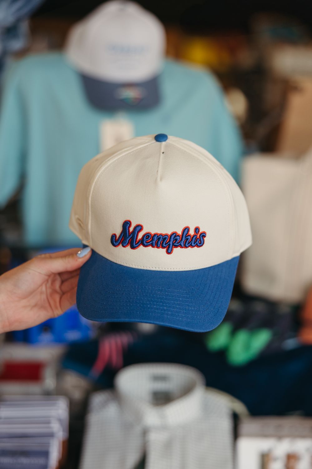 The Memphis Two-Tone, Color: Cream &amp; Liberty
