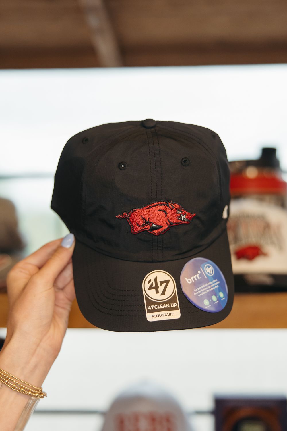 Arkansas Razorbacks Black Brrr Clean Up