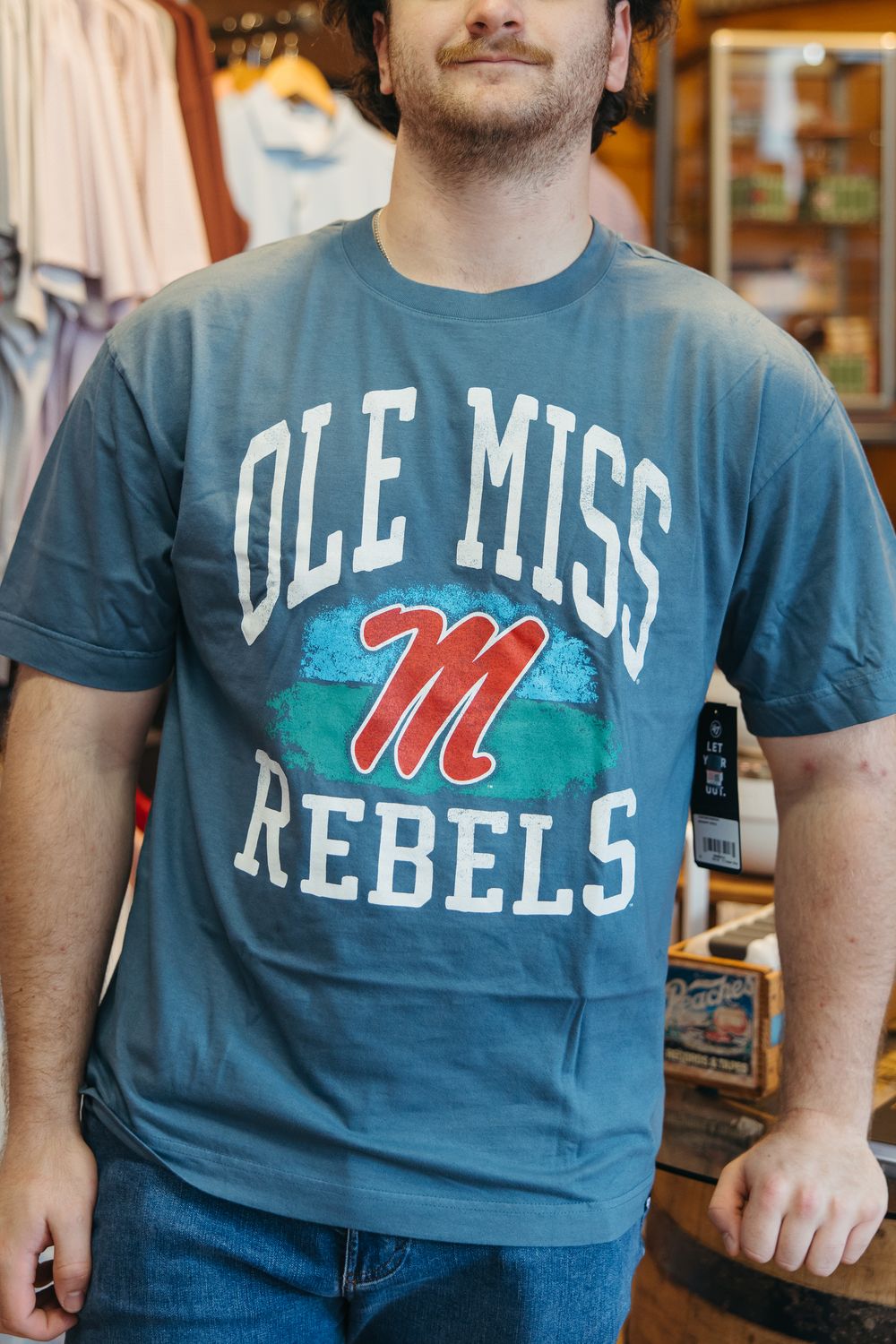 Mississippi Rebels Dusted Montauk Foundation Tee