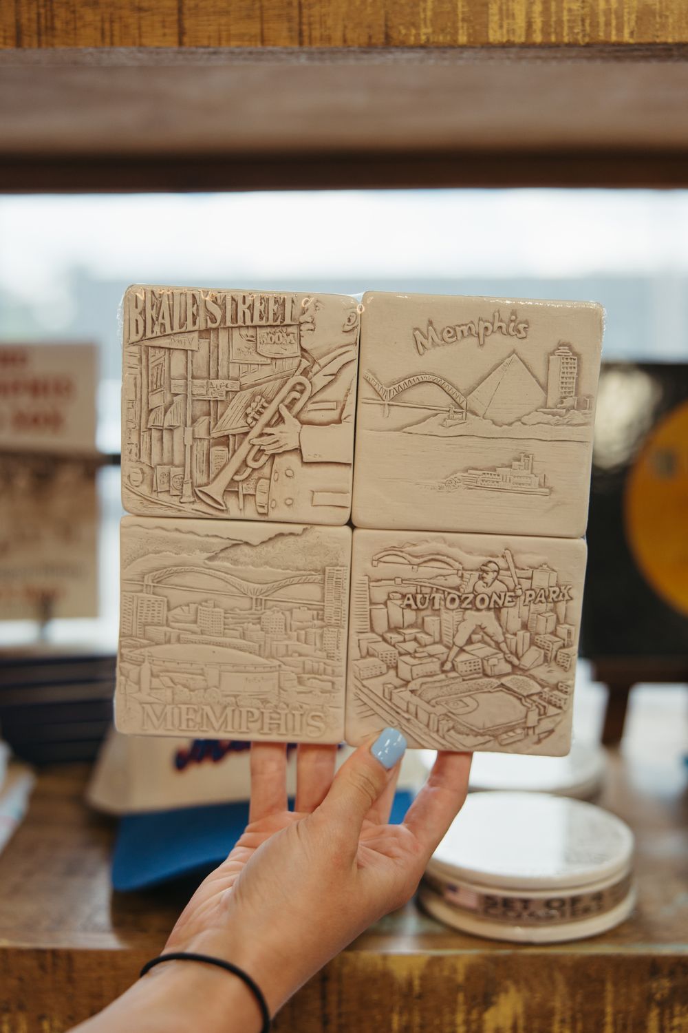 Scenes of Memphis Drink Coasters