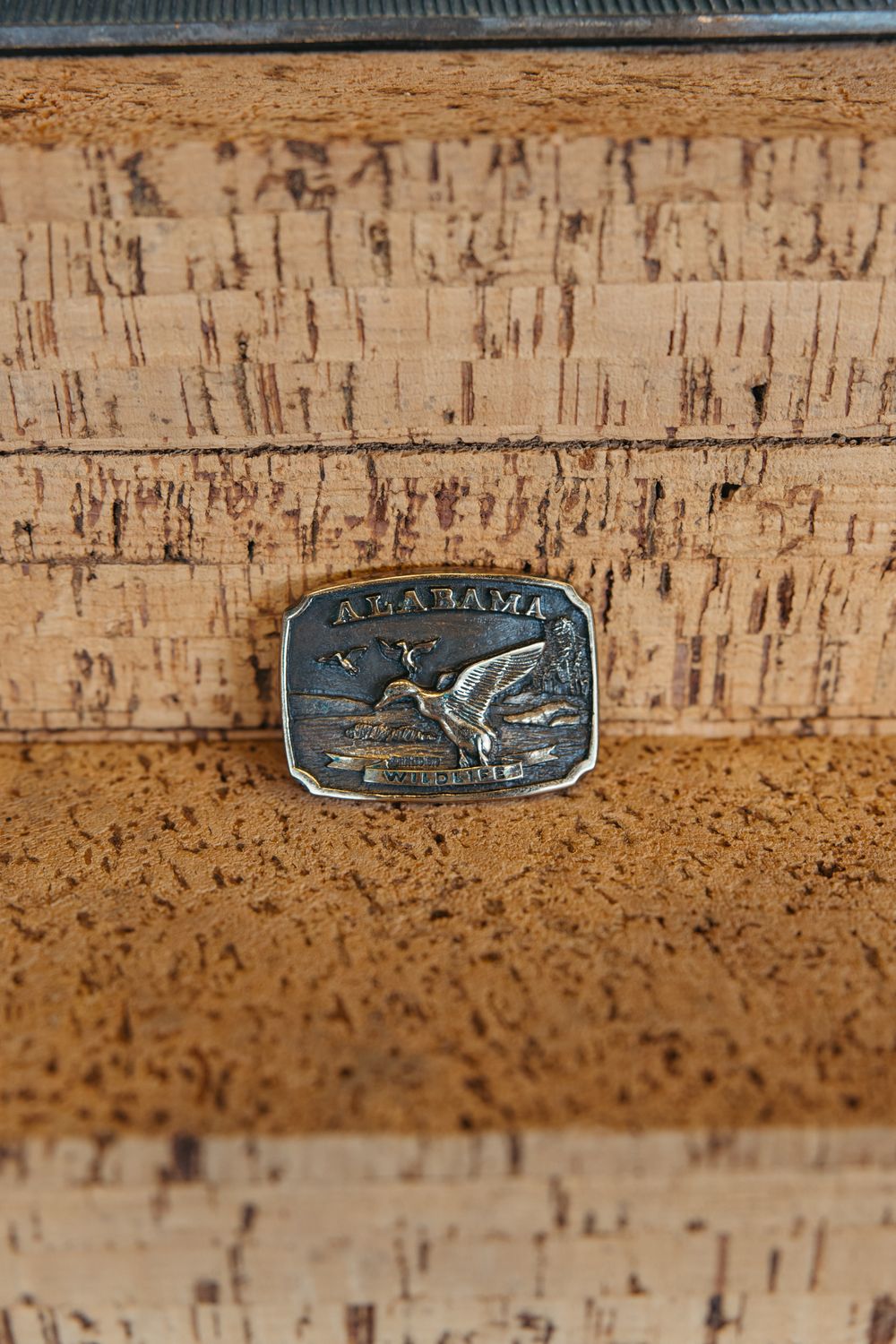 Alabama Wildlife Bronze Belt Buckle