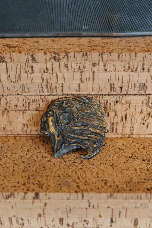 Indian Chief Belt Buckle