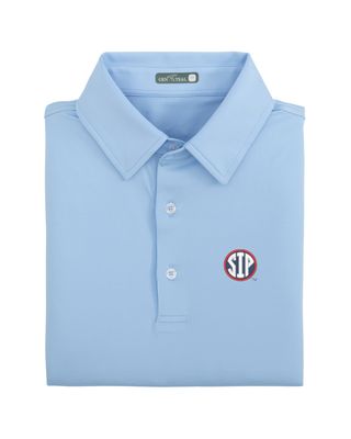 Ole Miss SIP Solid Heritage Blue Polo