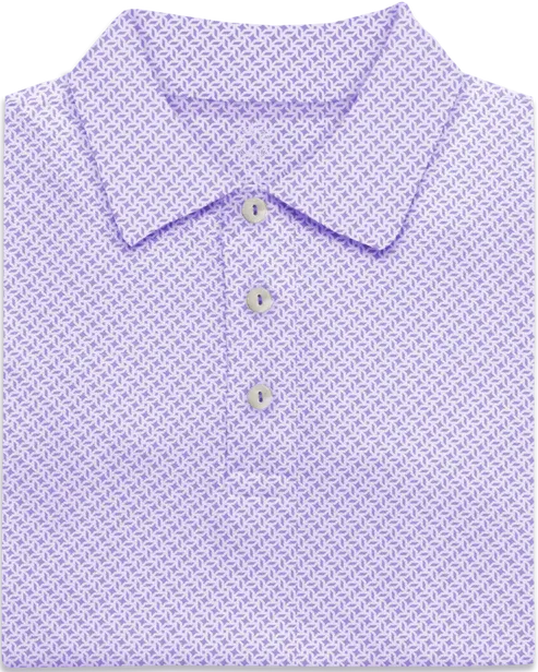 Chainlink Pastel Performance Golf Polo, Size: M, Color: Lavender