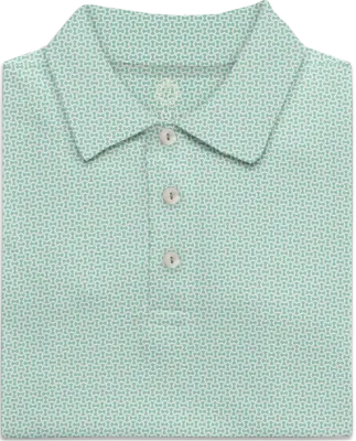 Honeycomb Pastel Performance Golf Polo