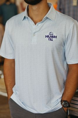 Hush Y&#39;all Stellar Golf Printed Polo