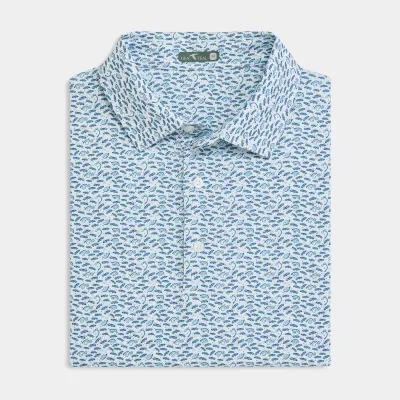 Catch and Release Printed Polo