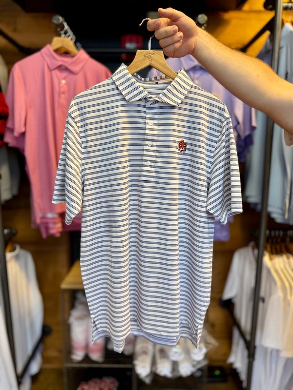 Vault Auburn Tigers Navy Rush Polo
