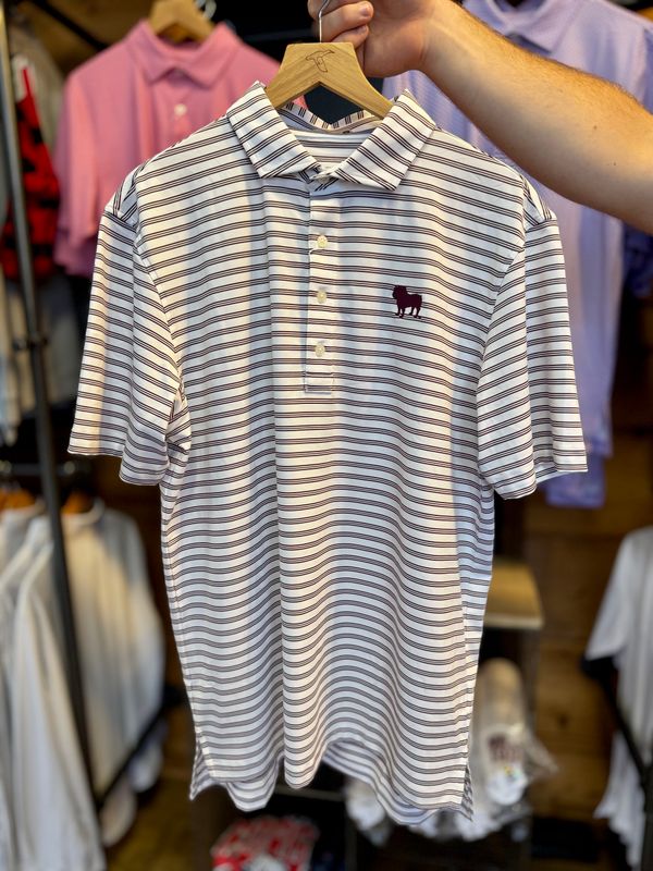 Mississippi State Bully Maroon Rush Polo