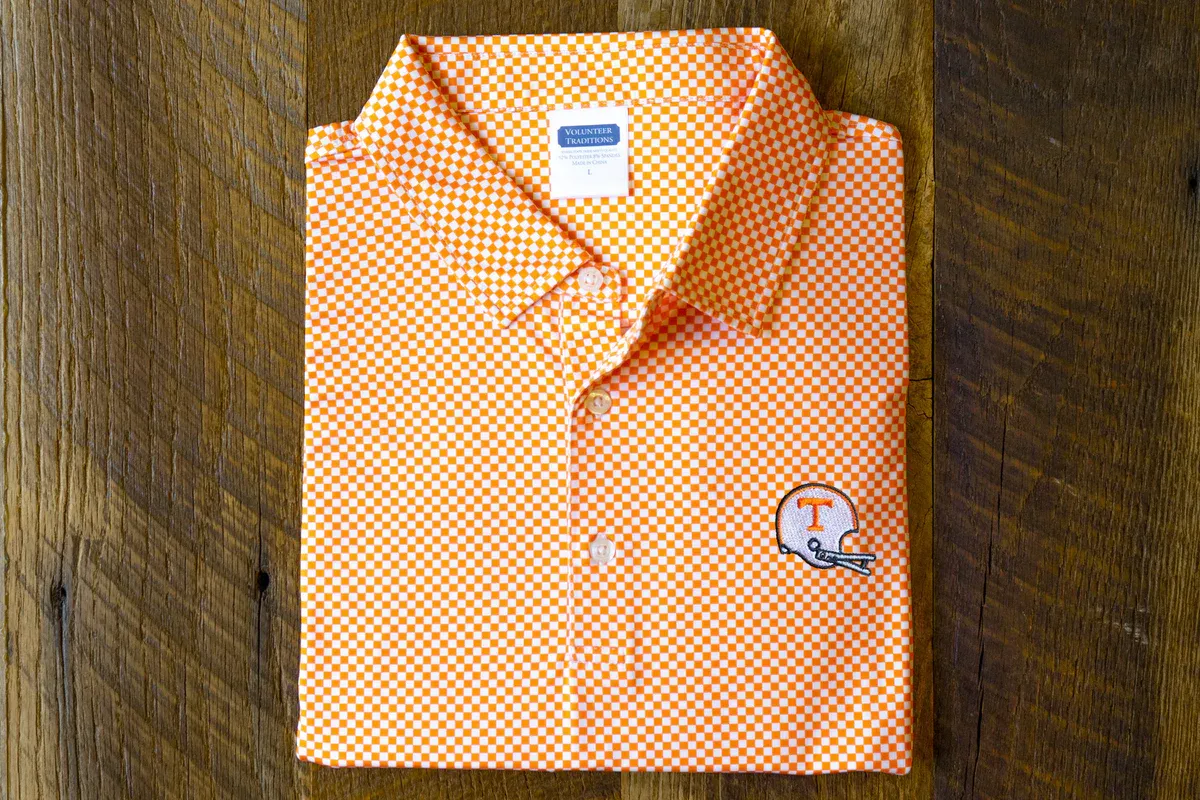 Helmet Checkerboard Polo