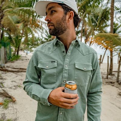 Poncho Denim Snap Shirt