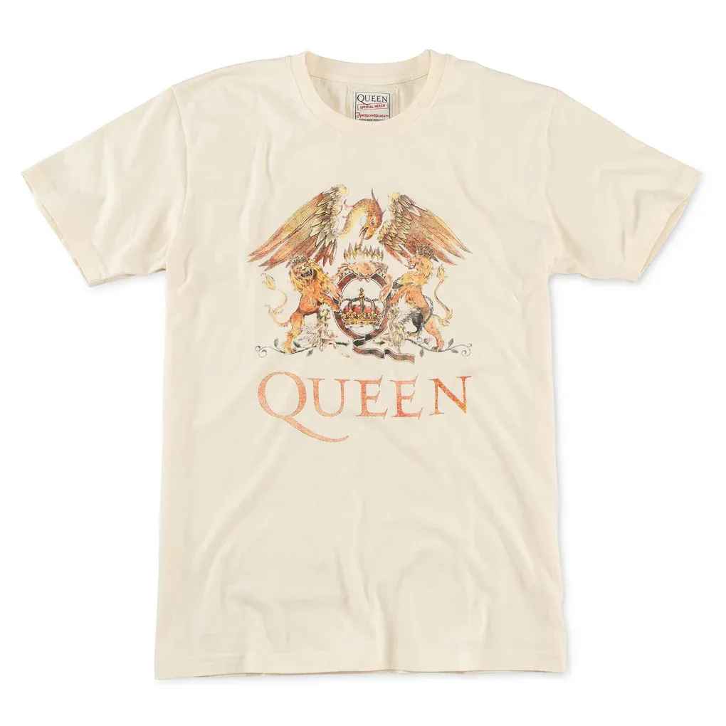 Queen Vintage Fade  Brass Tracks Tee