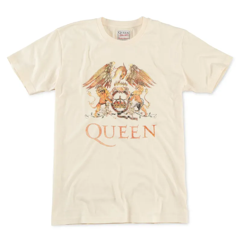 Queen Vintage Fade  Brass Tracks Tee
