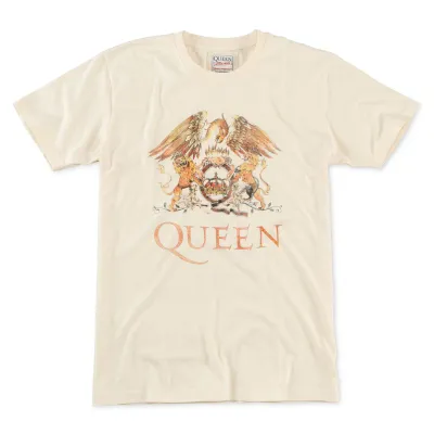 Queen Vintage Fade  Brass Tracks Tee