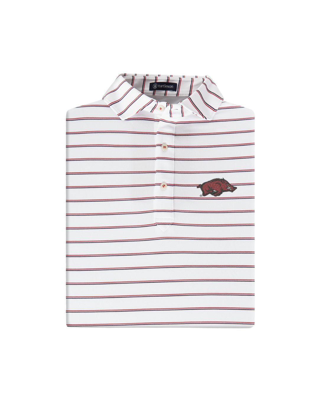 Arkansas Tian Stripe Polo