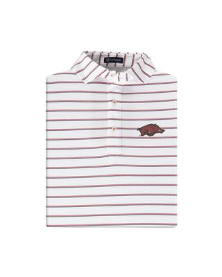 Arkansas Tian Stripe Polo