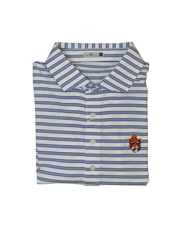 Vault Auburn Tigers Navy Rush Polo