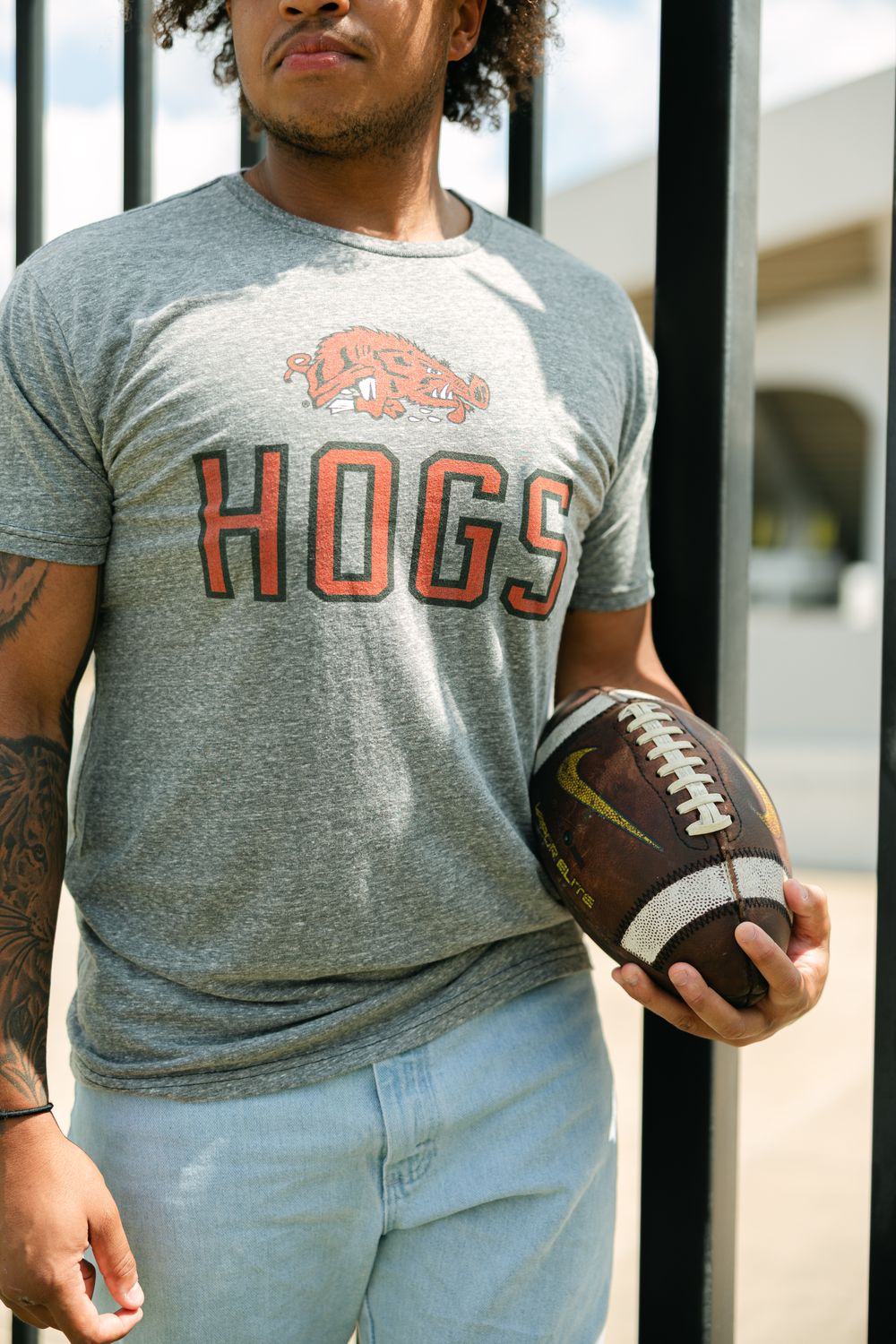 Arkansas Hogs Tri-Blend Tee