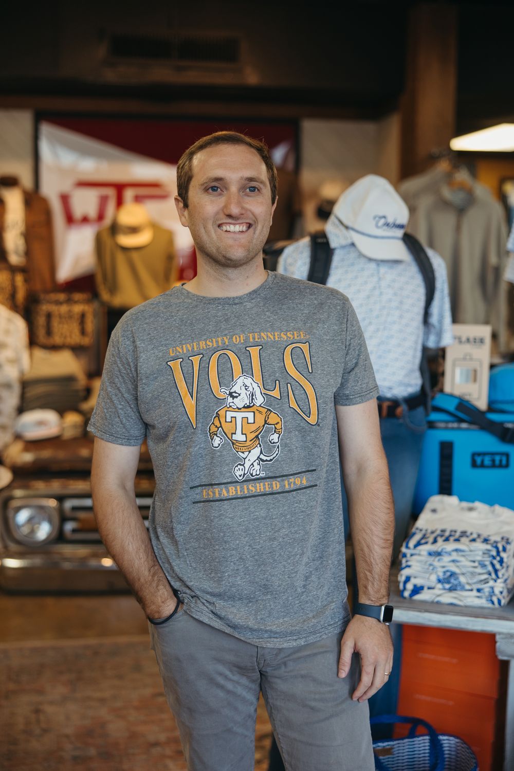 Tennessee Vols Smokey Tri-Blend Tee
