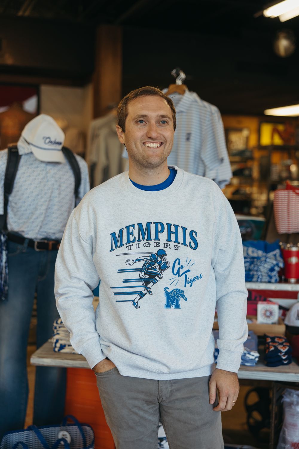 Memphis Tigers Player Crewneck
