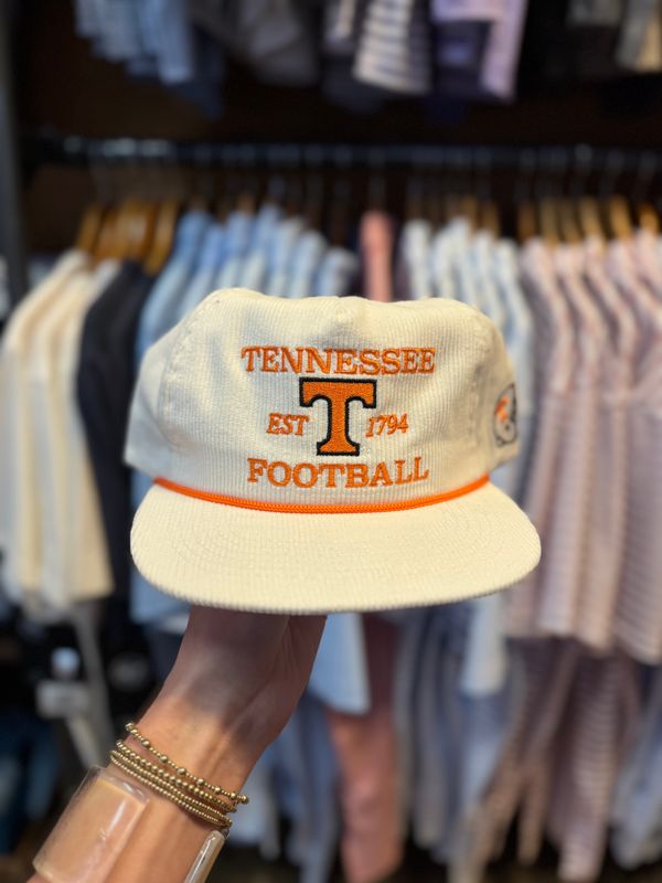 Tennessee Football White Corduroy