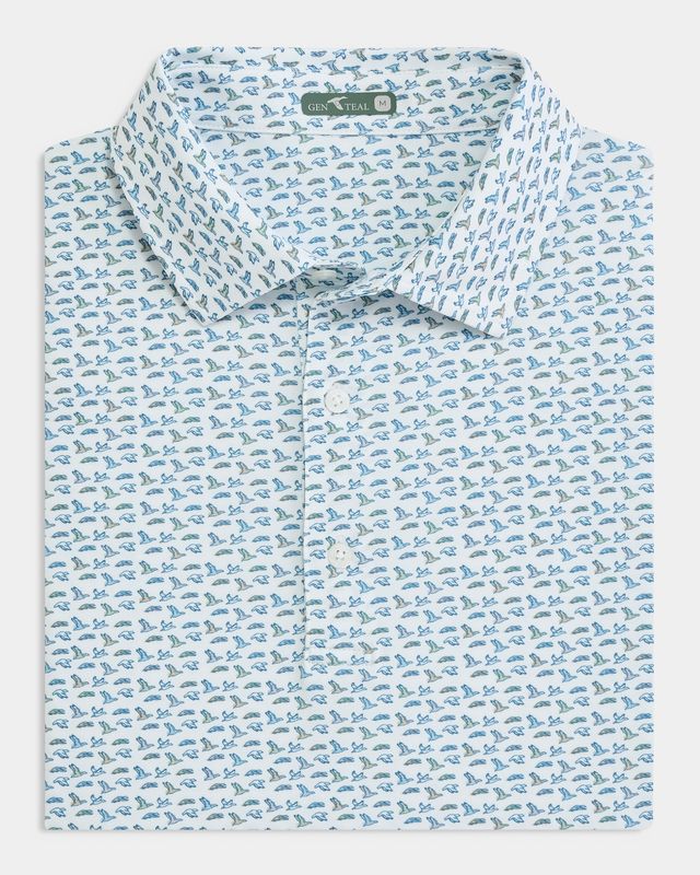Soaring Silhouettes Printed Performance Polo