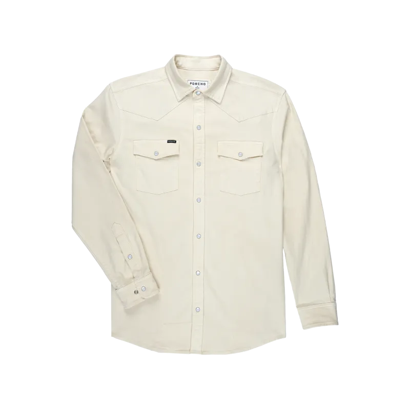 Poncho Denim Snap Shirt