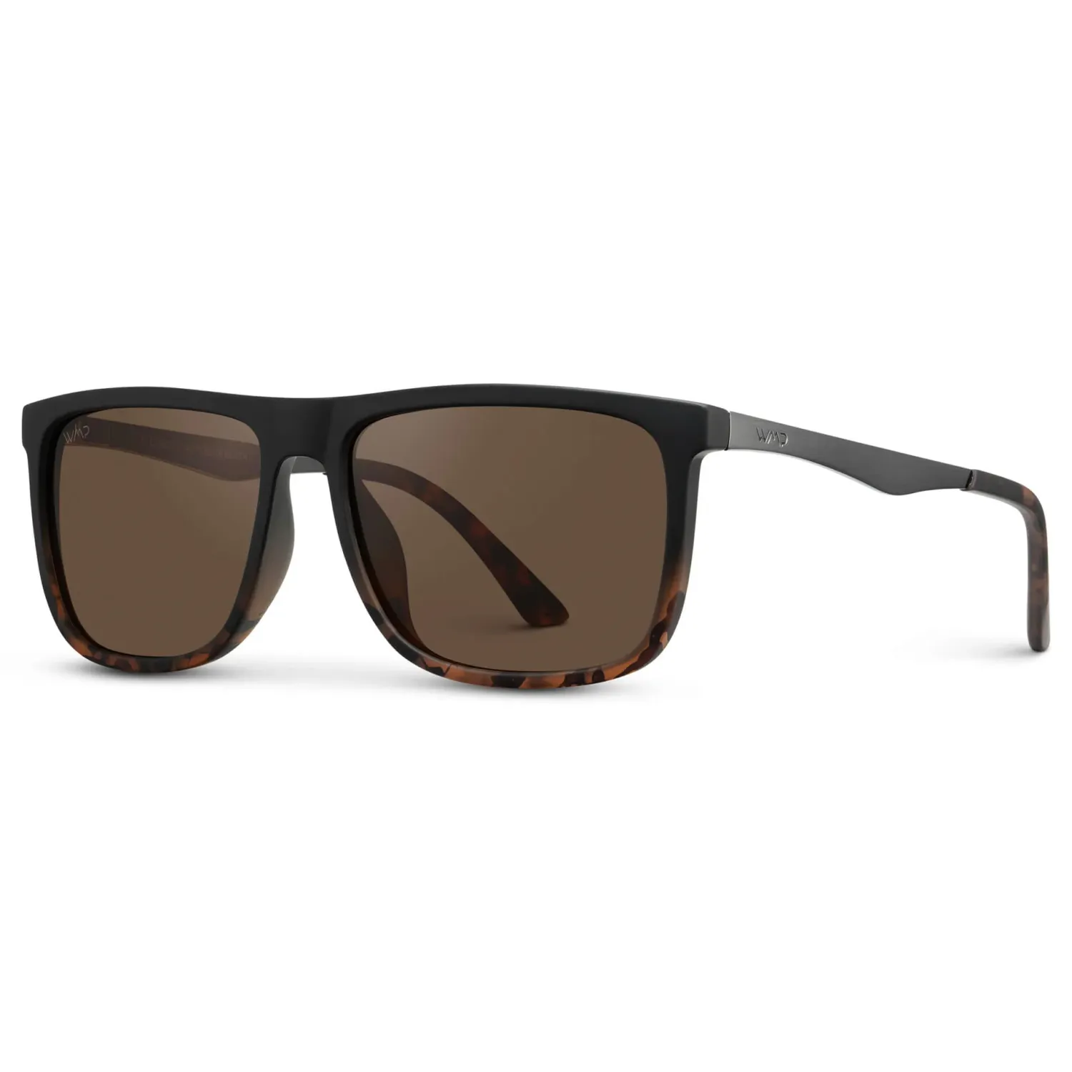 Jacob, Color: Matte Black Tortoise/Brown