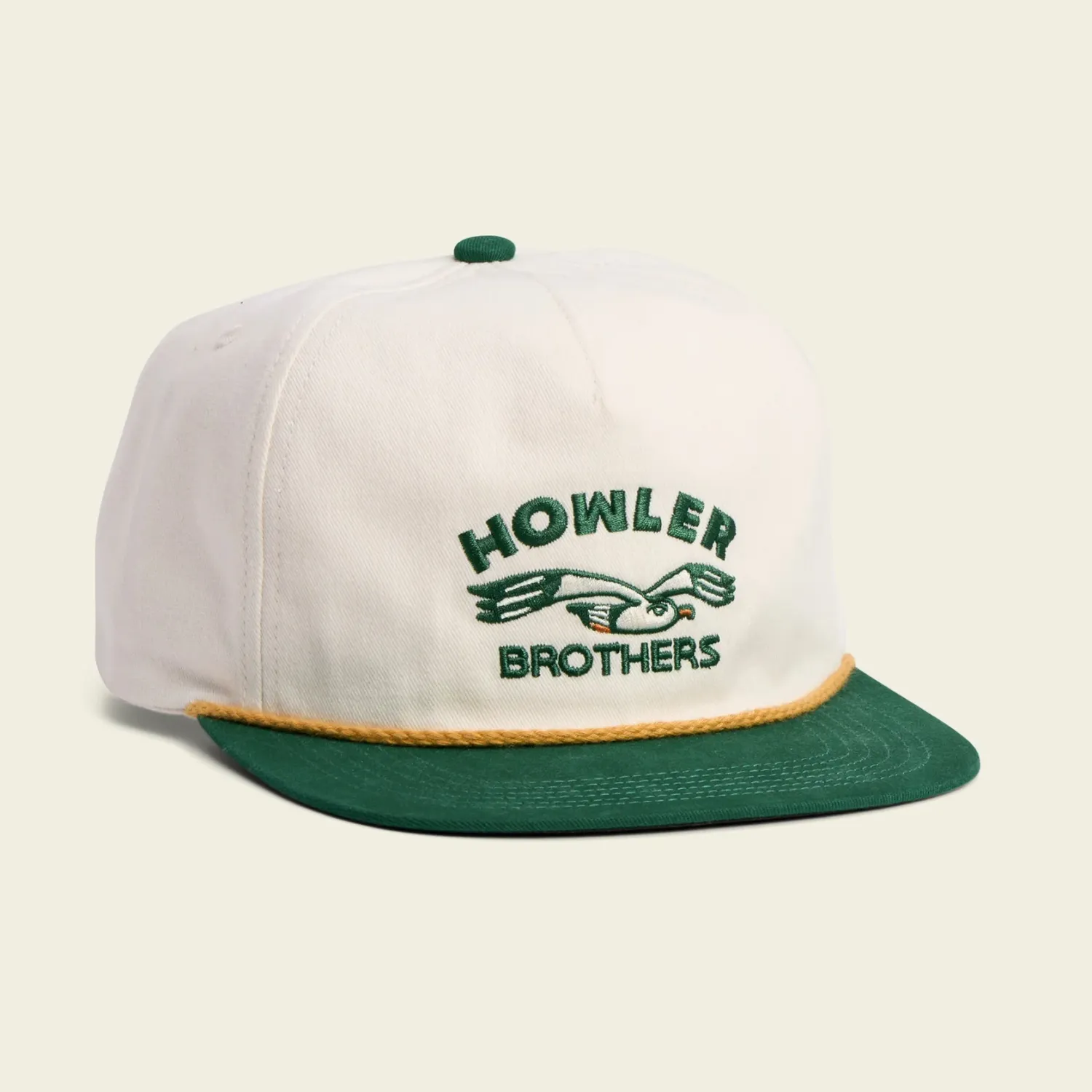 Unstructured Snapback Seagull : White / Green