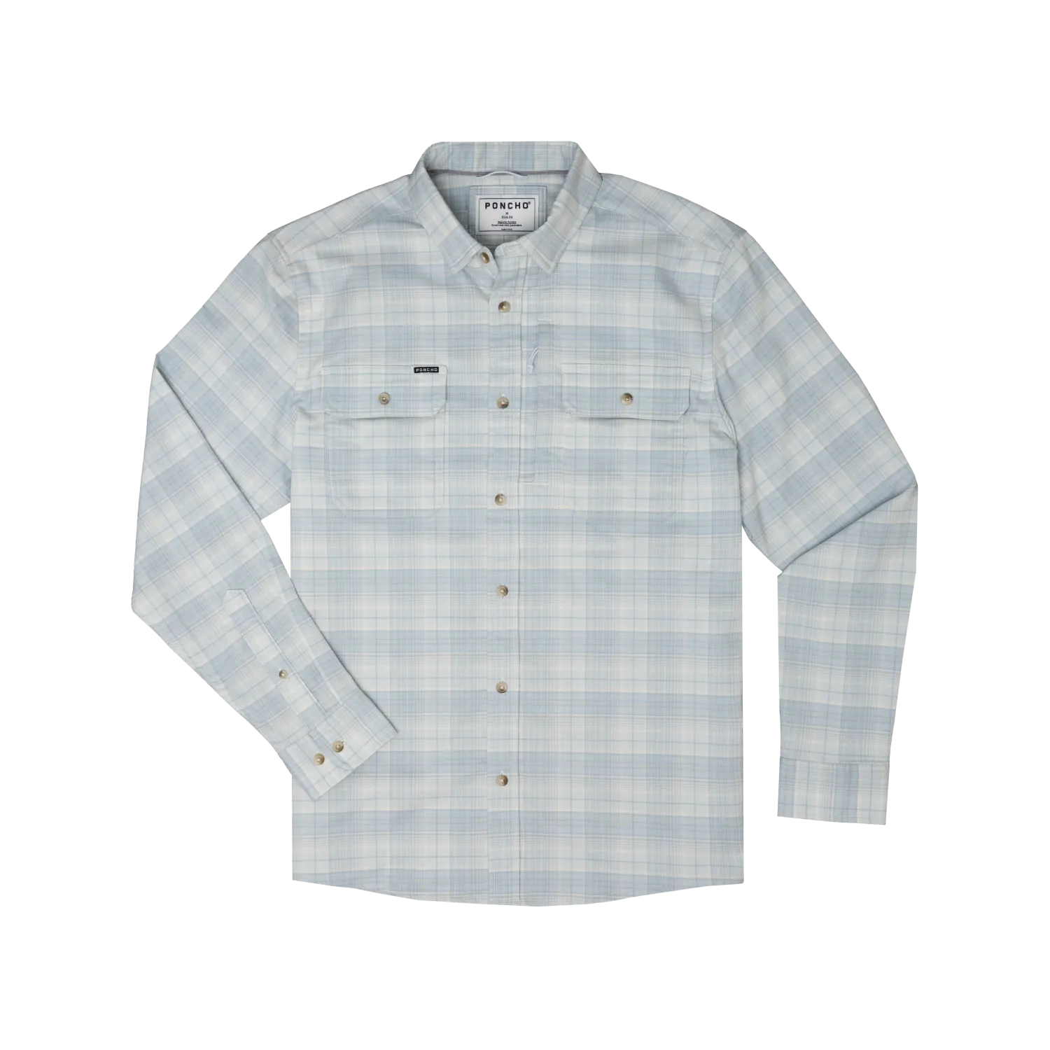 Poncho Flannel Long Sleeve