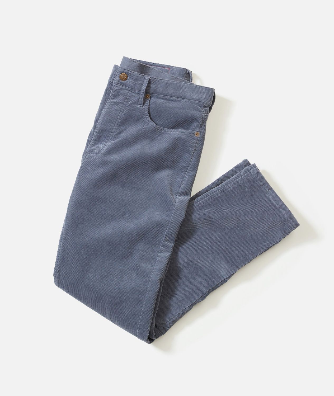 5 Pocket Flex Terry Cords - Slim Straight