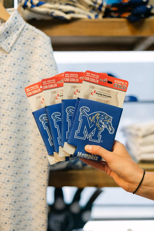 Memphis Tigers Neoprene Koozie