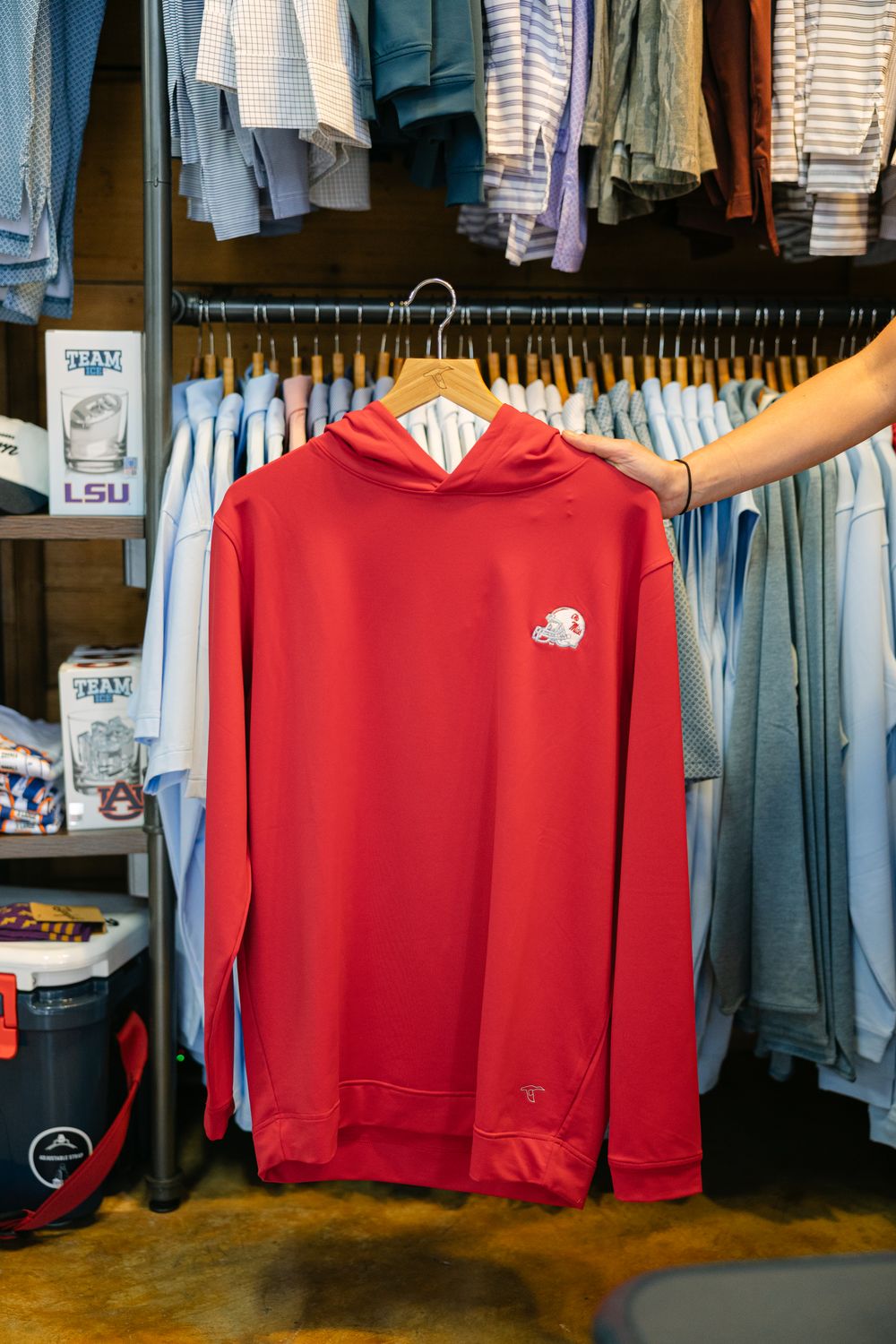 Ole Miss Helmet Venture Hoodie