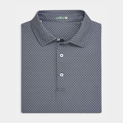 Diamond Lattice Printed Polo
