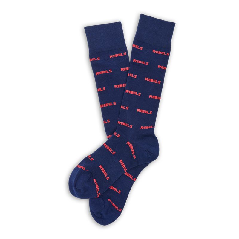 Ole Miss Rebels Script Dress Sock