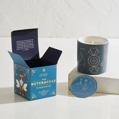 Candlefish Holiday Ceramic Candle 7 oz