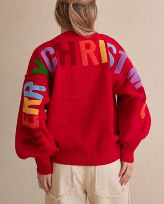 Christmas Letter Cardigan