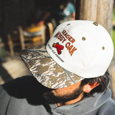 Seager x Mossy Gone Hunting Cream/Camo Snapback