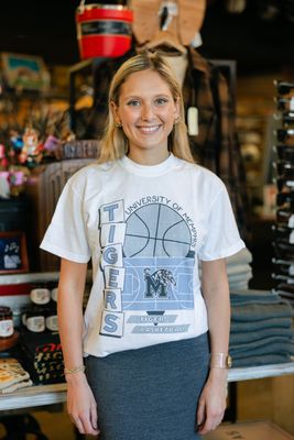Memphis Tigers Faded Court Tee