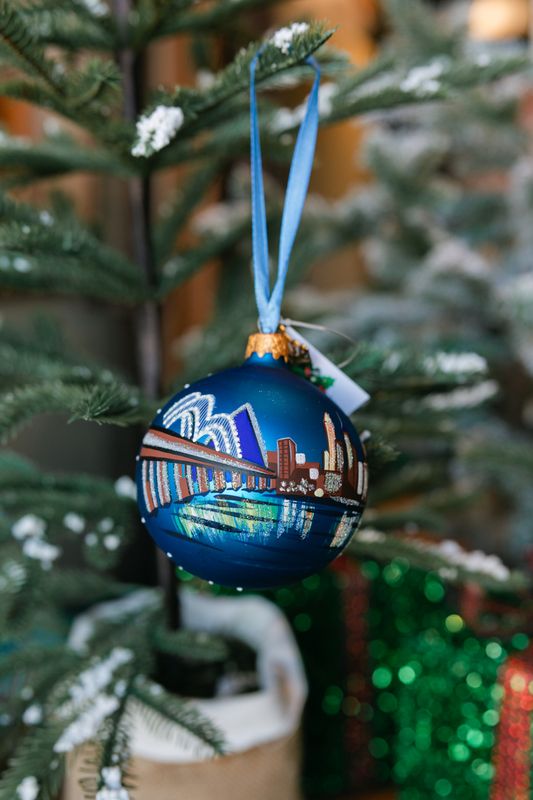 Memphis At Night Ornament