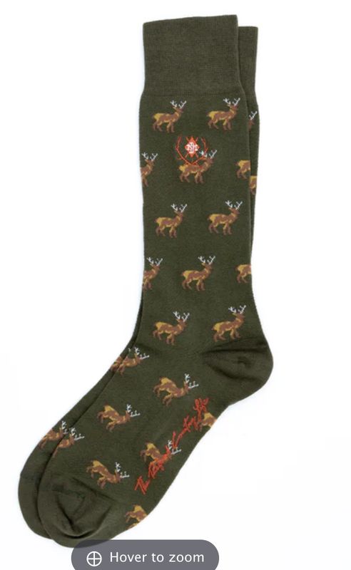 Elk Peruvian Pima Sock