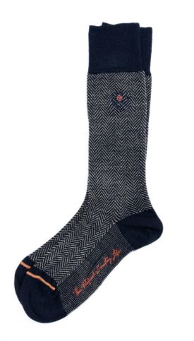 Herringbone Merino Wool Sock, Color / Style#: Navy / 8800462