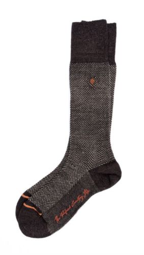 Herringbone Merino Wool Sock