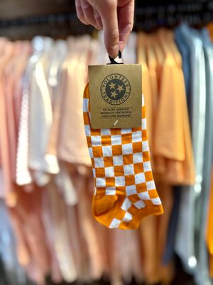 Checkerboard Ankle Socks