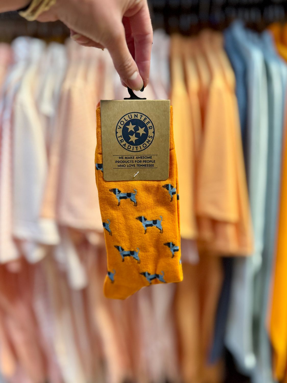 Bluetick Multi Socks - Orange