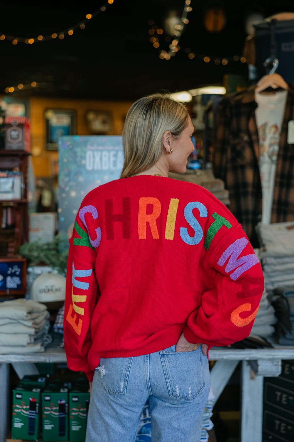 Christmas Letter Cardigan