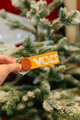 Star Vols Needlepoint Key Fob